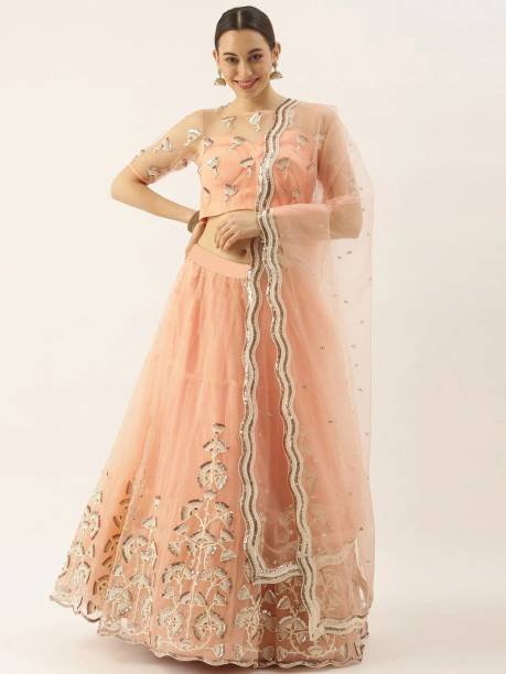 Buy Classy vouge Girl's Satin Semi-stitched Lehenga Choli Online at  desertcartINDIA